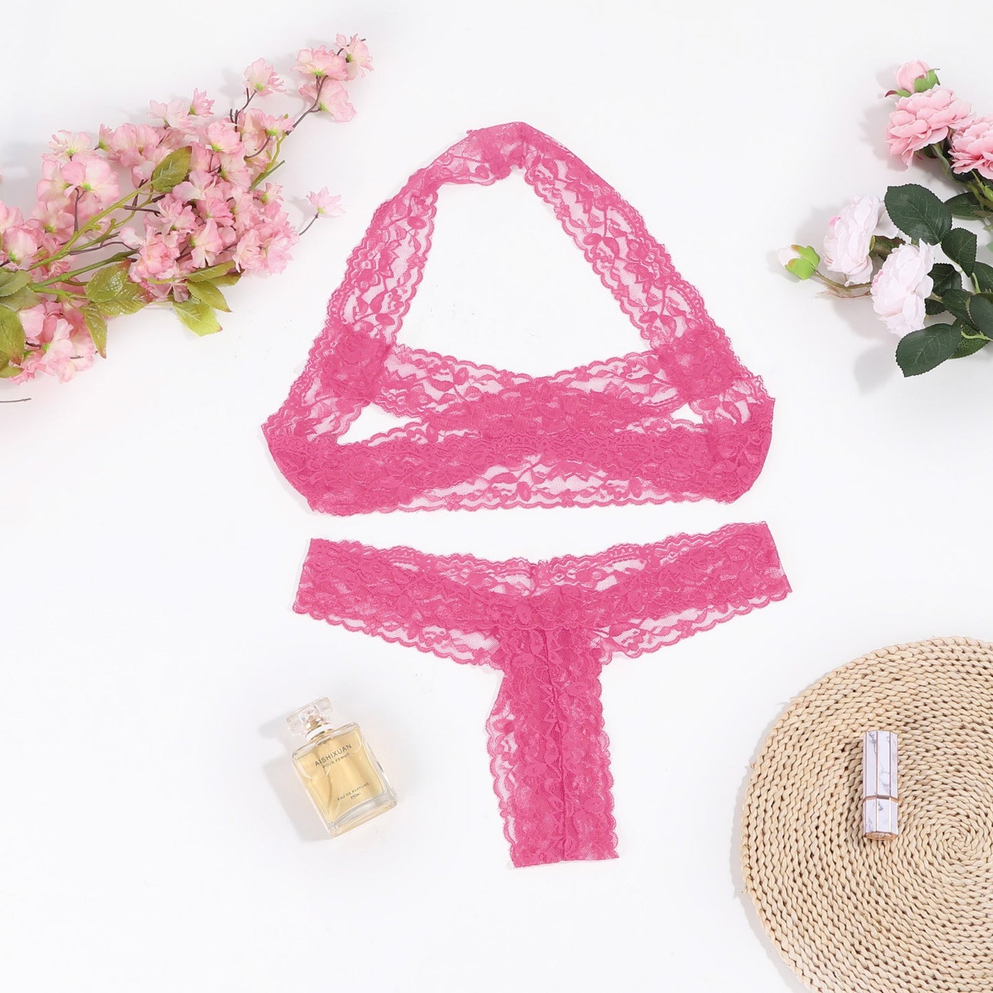 Sexy Lace-Up Multi-Color Split Three-Point Sexy Suit